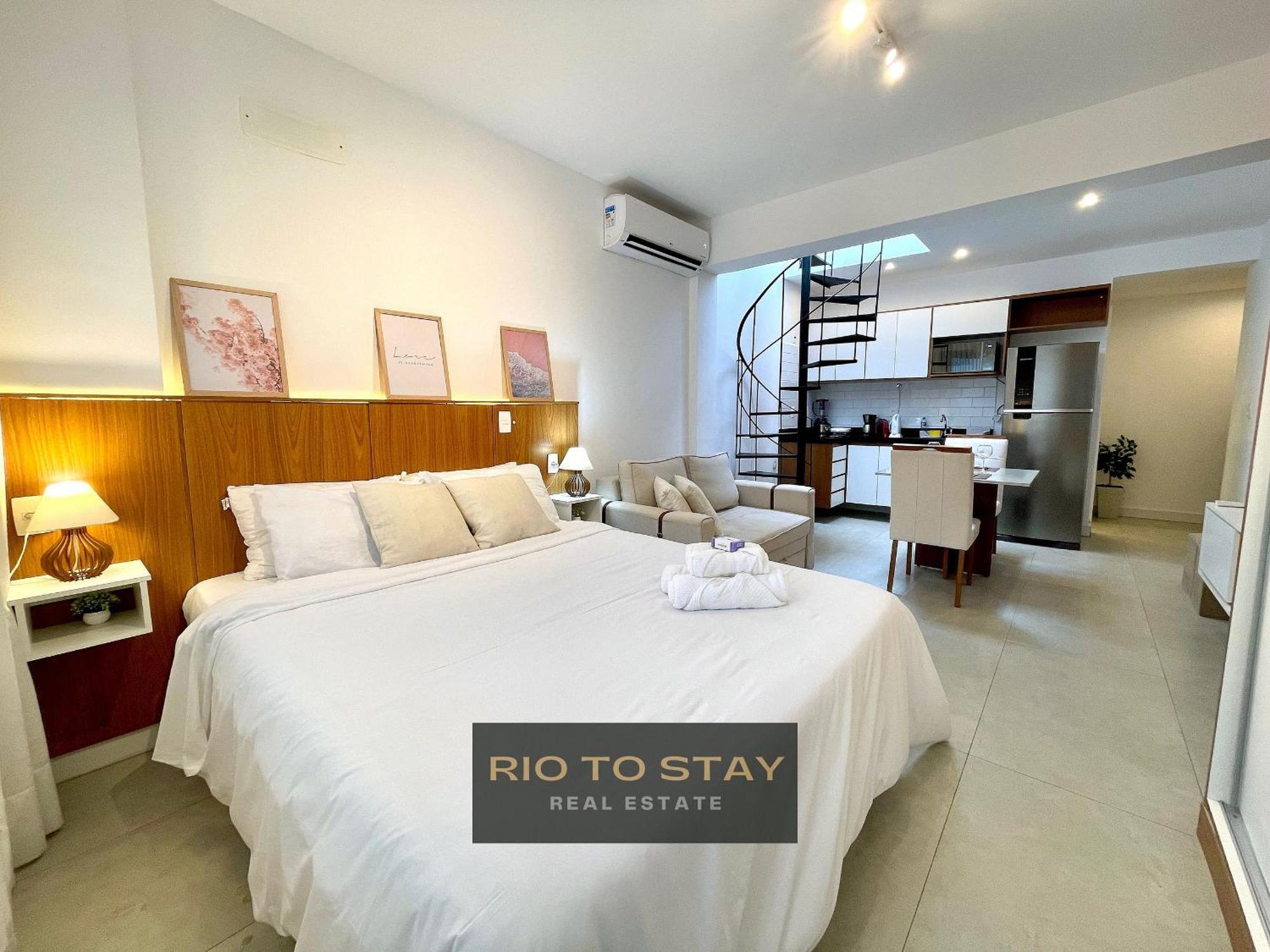 Loft Moderno Com Terraco E Vista Cristo Apartamento *